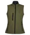 46801 Ladies Rallye SOL'S Ladies Rallye Soft Shell Bodywarmer Army colour image